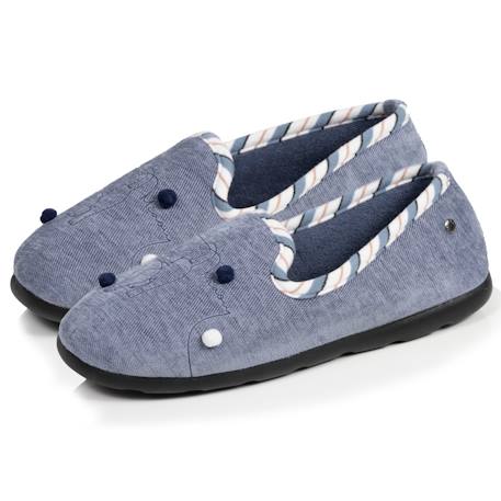 Chaussons charentaises souples, ultra confortables et légers, confort technologie everywear Beigechiné+Bleu+Bleu denim+Gris+Gris chiné+Grisirisé 13 - vertbaudet enfant 
