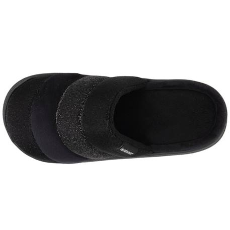 Chaussons mules semelle bloup extra confort Beige+Marine lurex+Noir 14 - vertbaudet enfant 