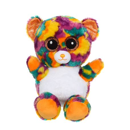 Peluche ours tatoo - Brilloo friends 23 cm Violet 1 - vertbaudet enfant 