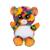 Peluche ours tatoo - Brilloo friends 23 cm Violet 1 - vertbaudet enfant 