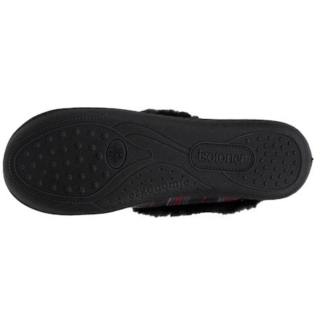 Chaussons charentaises semelle ergonomique confort, chauds Camel+Noir+Tartan 16 - vertbaudet enfant 