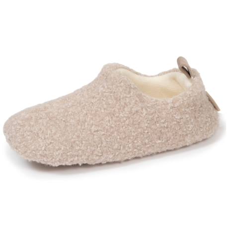 Chaussons bottillons sherpa, semelle antidérapante Beige 1 - vertbaudet enfant 