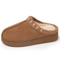 Vêtements de grossesse-Legging, collant-Chaussons mules semelle plateforme 3,5 cm