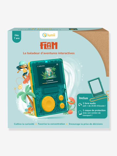 FLAM, baladeur interactif avec sa coque de protection vert 1 - vertbaudet enfant 