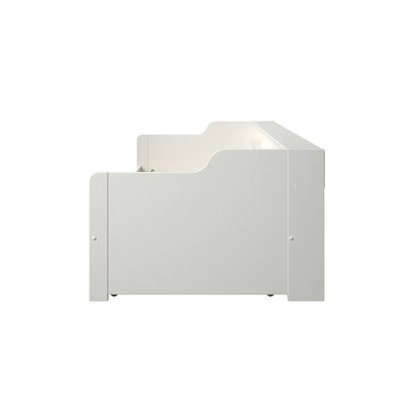 Lit avec lit gigogne pin massif   arthur Blanc 6 - vertbaudet enfant 