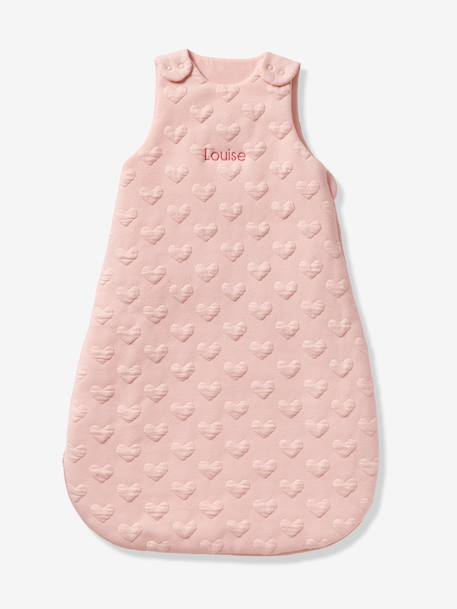 Gigoteuse MOTIF JACQUARD personnalisable beige+rose pâle 6 - vertbaudet enfant 