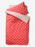 Parure housse de couette + taie d'oreiller MON CŒUR rose imprimé 4 - vertbaudet enfant 