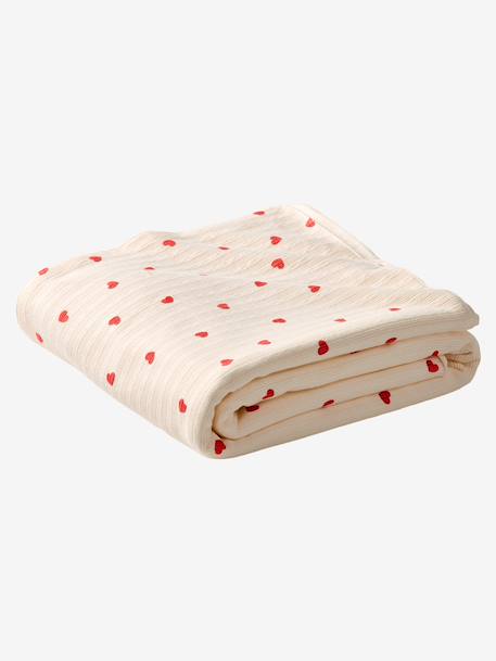 Plaid  MON CŒUR rose imprimé 4 - vertbaudet enfant 