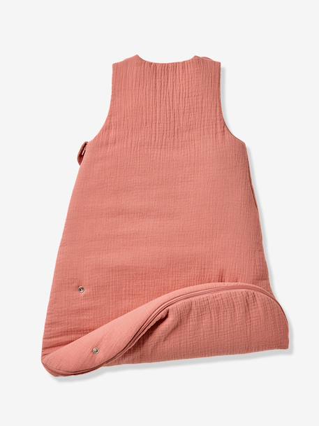 Gigoteuse en gaze de coton LAPIN vieux rose 5 - vertbaudet enfant 