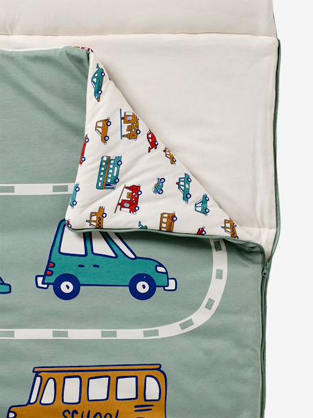 Sac de couchage VOITURES vert sauge 4 - vertbaudet enfant 