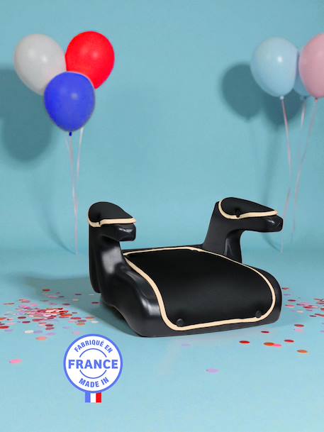 Rehausseur bas r129 i-size compatible fabriqué en france renojunior Noir beige+Noir rouge 2 - vertbaudet enfant 