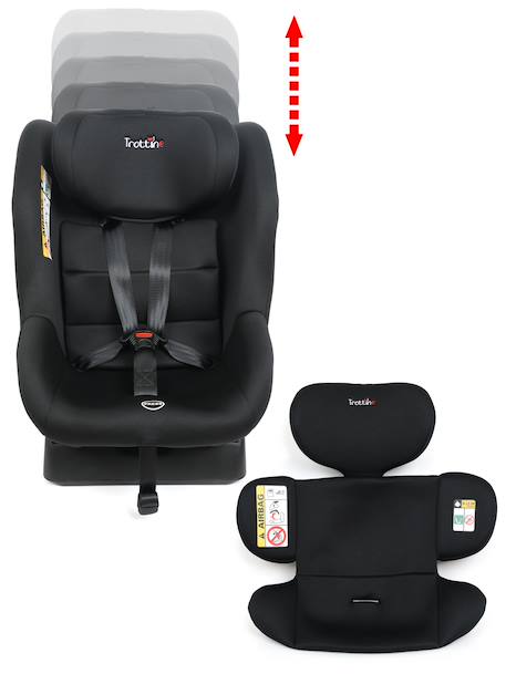 Siège auto dos-route longue durée r129 40-105 cm london Shadow 4 - vertbaudet enfant 