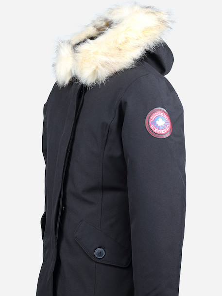 Parka fourrure amovible Noir 3 - vertbaudet enfant 