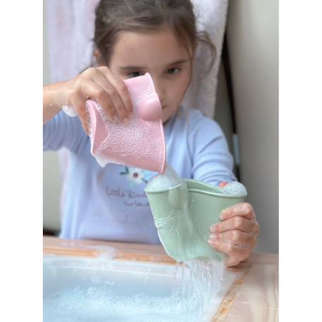 Set de 3 seaux de bain pour enfants – Jouets d’eau souples et colorés pour bain et plage Multicolore 5 - vertbaudet enfant 