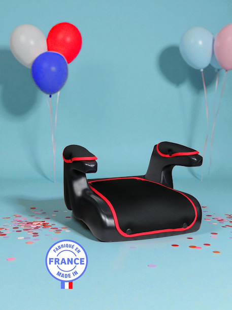 Rehausseur bas r129 i-size compatible fabriqué en france renojunior Noir beige+Noir rouge 4 - vertbaudet enfant 