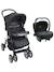 Poussette + siège auto bébé ts cassiope2 Noir etoile 1 - vertbaudet enfant 