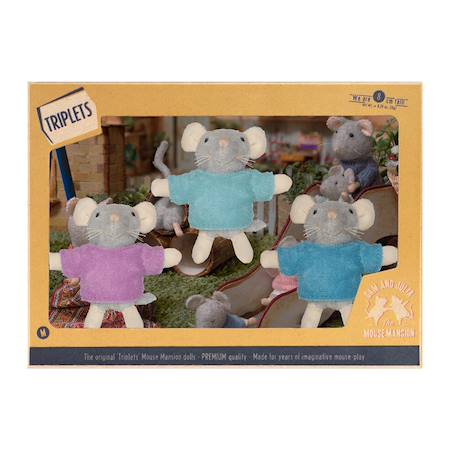 Les triplés – Personnages de la Maison des Souris Multicolor 3 - vertbaudet enfant 