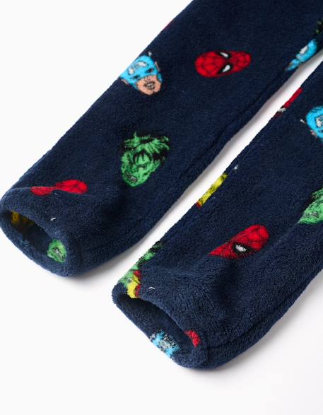 Surpyjama en polaire corail à motif marvel Bleu foncé 4 - vertbaudet enfant 