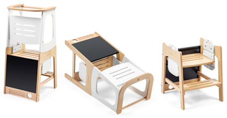 Tour d'apprentissage toucan 3-en-1 Natural (wood) 2 - vertbaudet enfant 