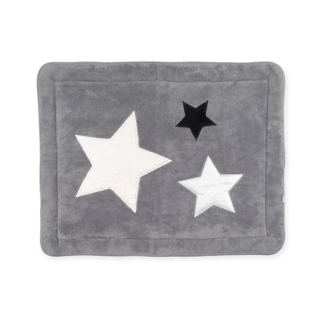 Tapis de parc - douceur moelleuse Stars ecru+Stars grizou 6 - vertbaudet enfant 