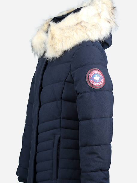 Parka matelassée Bleu foncé+Noir 3 - vertbaudet enfant 