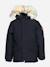Parka à capuche Bleu foncé+Noir 4 - vertbaudet enfant 