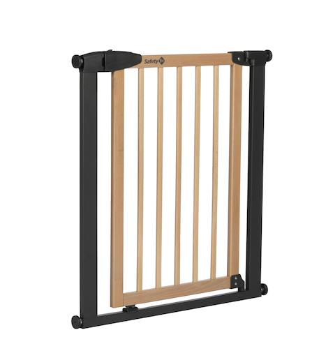 Barrière de sécurité simply close wood & metal Natur (Holz) 1 - vertbaudet enfant 