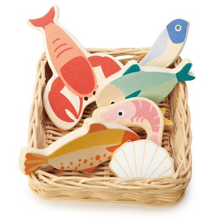 Panier de fruits de mer Beige 3 - vertbaudet enfant 