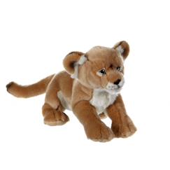 Jouet-Peluche - fauve allongé 30 cm - lionne