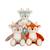 Peluche - peluche faon marron roux fall friends - 18 cm Orange 3 - vertbaudet enfant 