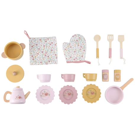 Cuisine en bois, Favorise le jeu de rôle et la créativité Rose 3 - vertbaudet enfant 