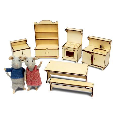 Kit de meubles – Mini-cuisine La Maison des Souris (échelle 1:12) Multicolor 1 - vertbaudet enfant 