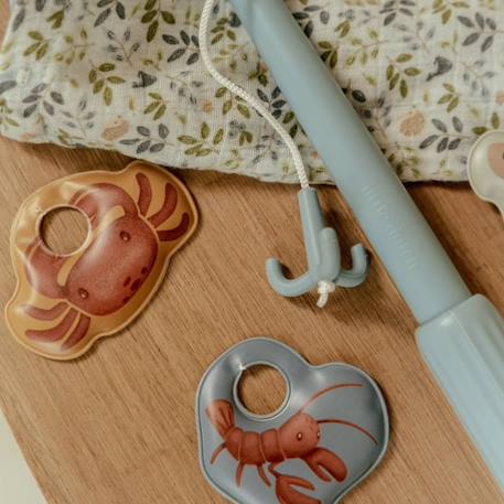 Jeu de bain pêche à la ligne rose Bleu, vert, jaune+Rose 6 - vertbaudet enfant 