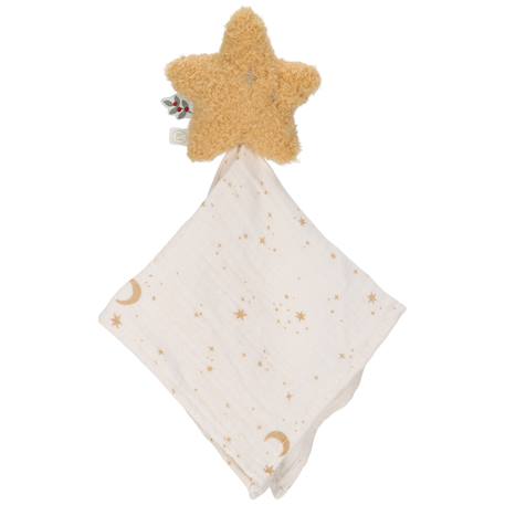 Coffret cadeau noël, doudou, un hochet et une peluche renne Marron, rouge, jaune 4 - vertbaudet enfant 