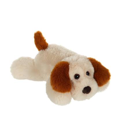 Peluche chien allongé Douceur 20 cm Beige 1 - vertbaudet enfant 