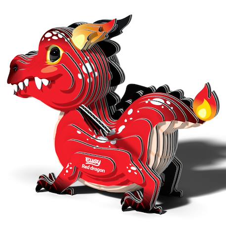 Puzzle 3d - dragon Red 4 - vertbaudet enfant 