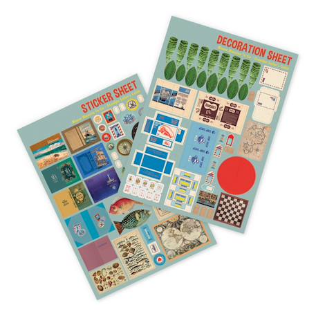 Valisette créative – Mini chambre de la Maison des Souris Multicolor 3 - vertbaudet enfant 