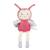 Peluche - pantin bamboo bebe coccinelle - 24 cm s/carte Gris 1 - vertbaudet enfant 