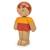 Poupée en bois pour maison de poupée - collection famille - fils Multicolore 4 - vertbaudet enfant 