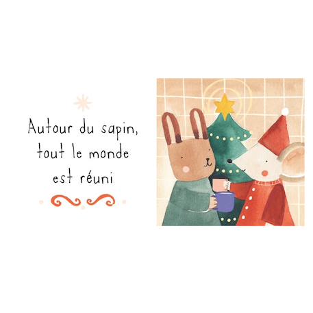 Calendrier de l'avent 24 petits livres pour attendre Noel Rouge 6 - vertbaudet enfant 