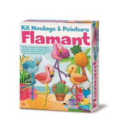 Jouet-Activités artistiques et musicales-Kit moulage et peinture - flamingo - version fr
