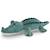 Peluche crocodile lagoon 85 cm Bleu 1 - vertbaudet enfant 