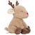 Coffret cadeau noël, doudou, un hochet et une peluche renne Marron, rouge, jaune 3 - vertbaudet enfant 
