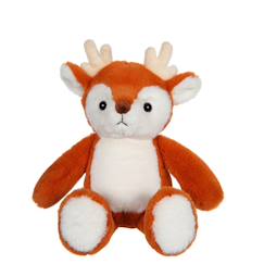 Jouet-Peluche - peluche faon marron roux fall friends - 18 cm
