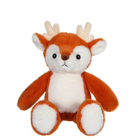 Peluche - peluche faon marron roux fall friends - 18 cm Orange 1 - vertbaudet enfant 