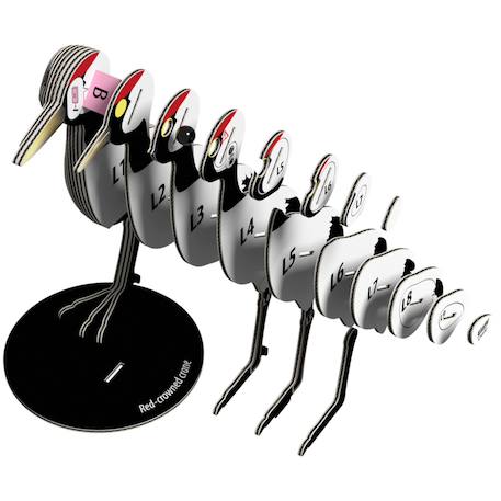 Puzzle 3d - grue Black;white 5 - vertbaudet enfant 