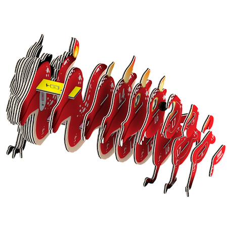 Puzzle 3d - dragon Red 2 - vertbaudet enfant 