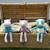 Peluche - pantin bamboo bebe chat - 24 cm s/carte Gris 4 - vertbaudet enfant 