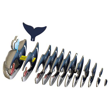 Puzzle 3d - baleine boréale Blue 2 - vertbaudet enfant 