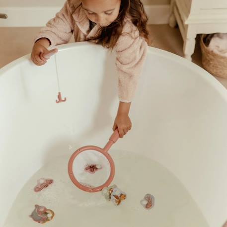 Jeu de bain pêche à la ligne rose Bleu, vert, jaune+Rose 10 - vertbaudet enfant 